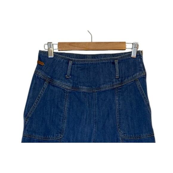 Not For Sale Anthropologie Pilcro Jeans Women‎ 27 Blue Denim Ultra Wide Leg Boho - Picture 3 of 11